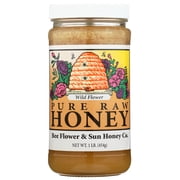 Bee Flower And Sun Honey - Wild Flower, 16 Oz