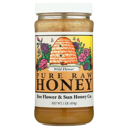 Bee Flower And Sun Honey - Wild Flower, 16 Oz