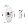 thumbnail image 2 of 3 Uds. Estante para Jabón Montado en Pared Sin Perforaciones para Baño, Soporte para Jabón con Ventosa Magnética de Acero Inoxidable, Gancho para Escurridor para Colgar en la Pared, 2 of 5