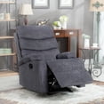 thumbnail image 1 of Sillón Reclinable Manual Luma Gris | Porta Vasos y Tela de Alta Resistencia, 1 of 6