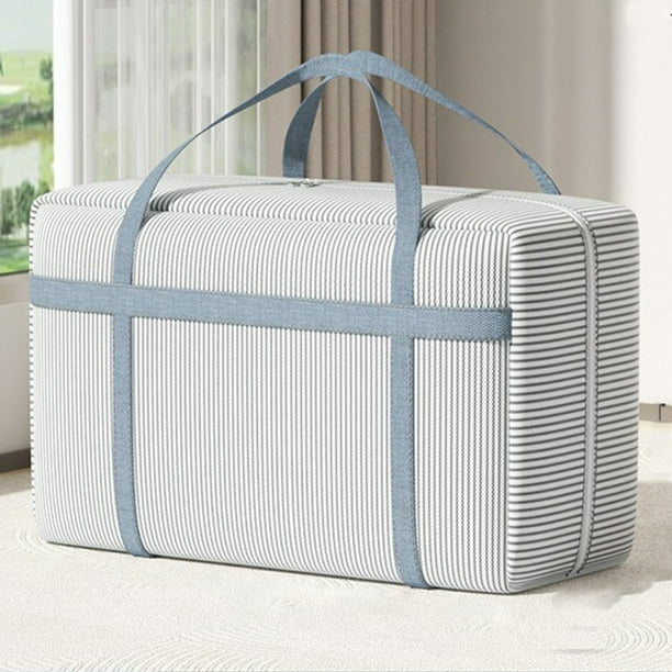 Bolsas de almacenamiento resistentes con asas reforzadas, bolsas de almacenamiento extra grandes para ropa, juguetes, decoración navideña, organizador, bolso de mano, bolsillo de almacenamiento con do
