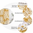 thumbnail image 3 of Small Stall Shower Curtain 48x72 Inch Narrow Half Size Yellow Orange Coastal Coral Bath Curtains Bathroom Decor, Summer Nautical Sea Beach Ocean Fabric Shower Curtain Set with Hooks 48 Inch, 3 of 7