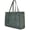 Dark Green, variant on Laptop Bag For Women 15.6 Inch Work Tote Bags PU Leather Computer Purse For Business Office With 3 Layer Compartments