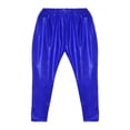 thumbnail image 4 of Aislor Kids Girls Boys Shiny Metallic Dance Harem Pant Gymnastics Athletic Leggings for Jazz Hip Hop Latin Ballet Dance, 4 of 7