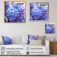 thumbnail image 4 of Designart "Harmony of Hydrangea Flowers in Purple I" Floral Framed Wall Art Decor - Traditional Purple Hydrangea Hallway Framed Wall Art Decor, 4 of 6