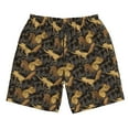 thumbnail image 5 of Goofa Squirrel Gathering Nuts Printed Mens Swim Trunks Summer Quick Dry Short Beach Swimwear Bathing Suits-Large, 5 of 9