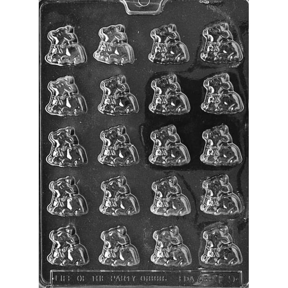 Grandmama's Goodies E009 B/S Easter Lamb Chocolate Candy Soap Mold with Exclusive Molding Instructions … (Pack of 3)