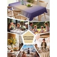 thumbnail image 5 of Purple Ombre Table Cloth, Waterproof Tablecloth for Square Tables, Modern Yellow Gradient Farmhouse Art Reusable Washable Fabric Table Cover for Restaurant Kitchen Dining Tables 54"x54", 5 of 9