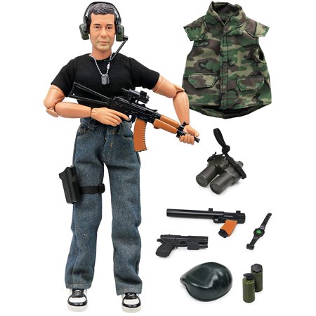 Click N  Play Military Green Beret Elite Swat Unit 12  Action Figure Play Set With Accessories.