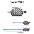 thumbnail image 2 of Sac Banane Imprimé Hibou de Nuit Mignon – Sac de Taille Imperméable avec Grands Yeux Design Hibou – Sac Ceinture Réglable pour Voyage, Course et Festivals, 2 of 4