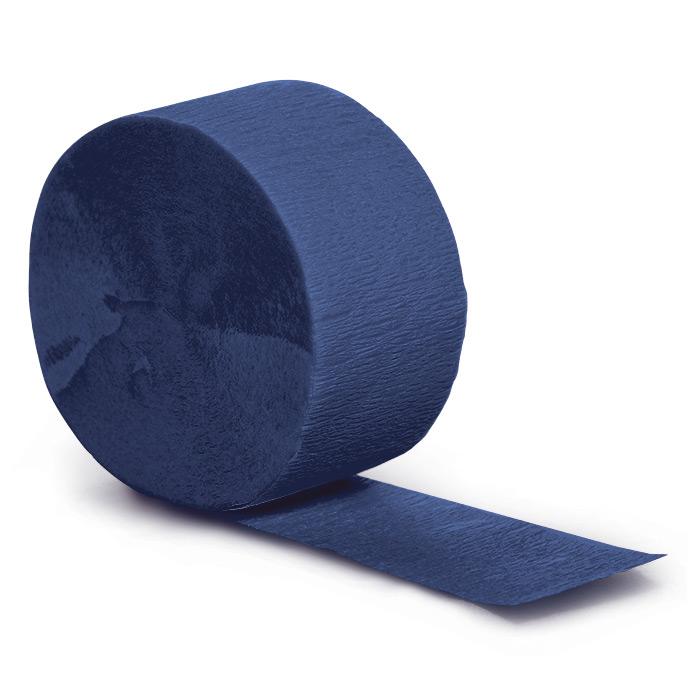 Creative Converting Navy Crepe Streamers 81'