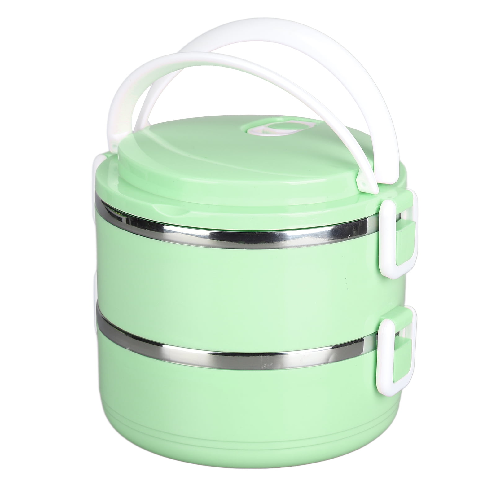  Thermos For Hot Food, Lunch Box, Thermal Lunch Box Stackable Hot  Food Insulated Box 304 Stainless Steel Round Lunch Box Sealed Food  Containers(single layer-green): Home & Kitchen