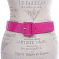 thumbnail image 2 of Women's High Waist Patent Leather Wide Fashion Square Belt, 2 of 3
