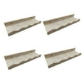 thumbnail image 3 of 4x estantería flotante estantes de pared cocina de granja estantes de madera rústica almacenamiento para guardería inodoro entrada dormitorio oficina, 3 of 9