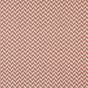 Designer Fabrics  54 in. Wide Persimmon And Off White- Herringbone Slanted Check Designer Quality Upholstery Fabric