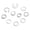 Silver, variant on Womens Alloy Ring Set Pearl Retro Rings Fashion Jewelry Accessories Everyday Wearable Special Occasions Silver