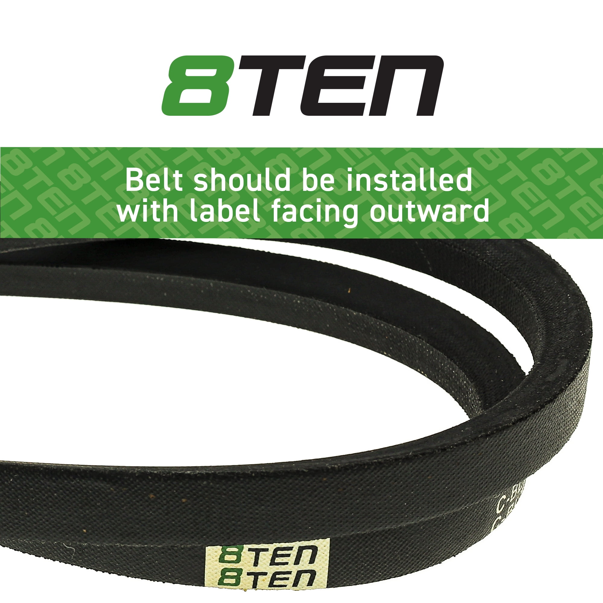 8TEN Drive Belt for John Deere X350 X354 X380 X590 X370 X580 M169485 810-CBL2405T