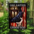 thumbnail image 2 of Flagwix US Flag One Nation Under God American Us Flag THB2013F, Polyester Double-sided Printed 4th of July Garden Flags For Outside, 2 of 3