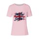 thumbnail image 3 of Tops de Ajuste Suelto para las Mujeres Sudadera Casual Impresa Manga Corta Cuello Redondo Superior, Poliéster, 3 of 4