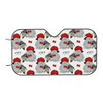 thumbnail image 7 of Picia Rabbit And Hedgehog Curved Windshield Sunshade Accordion Folding Style Auto Shade for Car Truck SUV Van Blocks UV Ray Sun Visor Protector -Small, 7 of 7