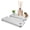 Silver, variant on 2-piece Water Absorbing Stone Tray Set - Fast-dry Diatomite Soap Trays For Bathroom & Kitchen Sink Finish