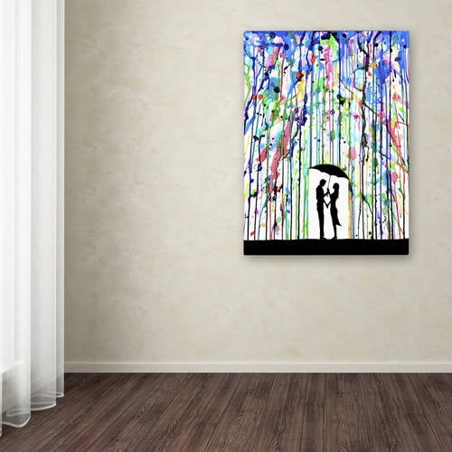 Trademark Fine Art 'Pour Deux' Canvas Art by Marc Allante