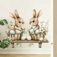 thumbnail image 4 of Guozer Easter Wall Stickers & Murals Wall Decals Peel and Stick Easter Window Clings for Glass Windows Cartoon Easter Egg Bunny Wall Stickers Decor for Bedroom Nursery, Boys and Girls Room, 4 of 6