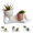 Pink, variant on Funny Plant Pots Lazy Guy Planter with Drainage Hole Relaxing Person Holding Pot Planter Resin Unique Lying Down Figure Succulent Pots Desk Decor