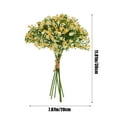 thumbnail image 3 of Moocorvic Artificial Baby's Breath Wedding Flowers Bouquets for Bride Bridesmaid, 7 Heads Flower Home Party Decor, 3 of 7