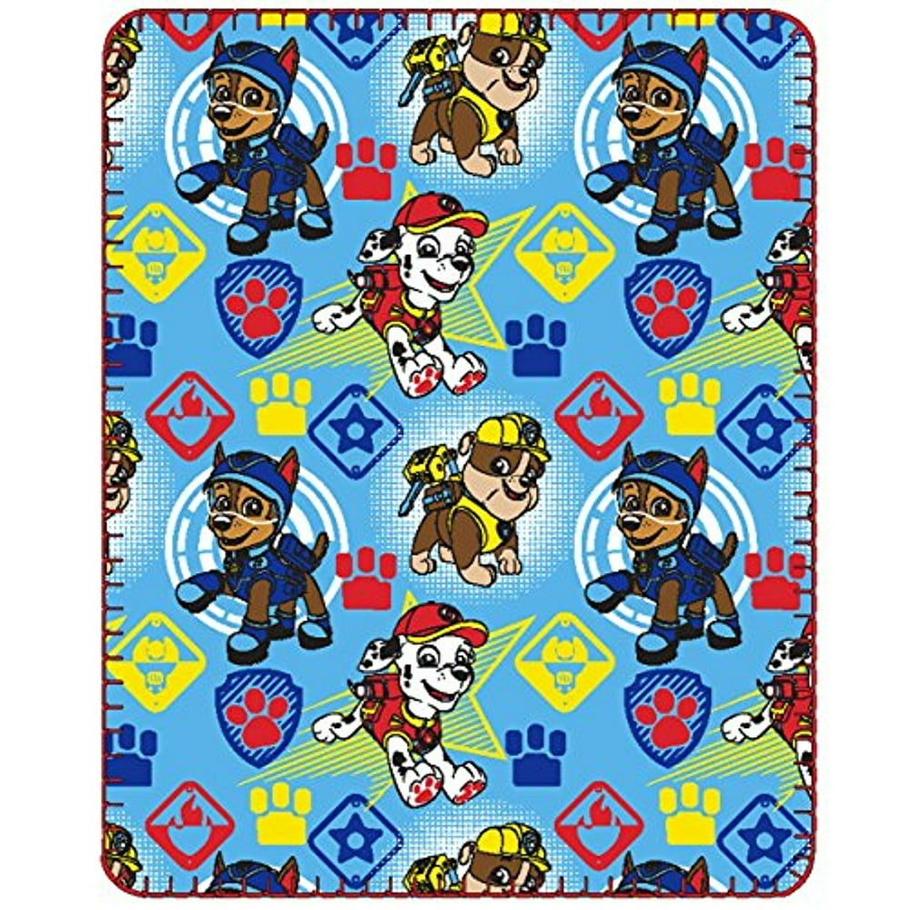 Nickelodeon Paw Patrol Fleece Throw Blanket 40 x 50 inches Walmart