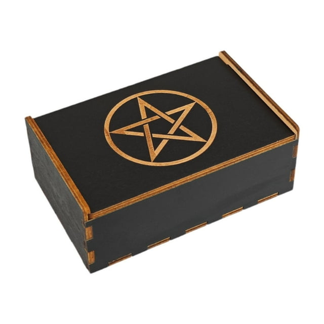 Xuanheng Tarot Cards Box Container Great Gift Idea Decorative Portable Card Game Case C