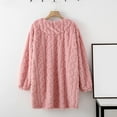thumbnail image 5 of Bovxnpu Women's Winter Warm Pajama Cardigan Top Long Sleeve Casual Robe Cotton Loose Home Wear Sleepwear, 5 of 8