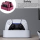 thumbnail image 3 of Methold de Gamepad controlador inalámbrico estación de carga reemplazo de base de almacenamiento de escritorio para 5 Videojuegos y accesorios rojo, 3 of 6