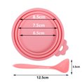 thumbnail image 7 of Gegong 8Pieces Pet Food Can Lids with Spoons, Universal Can Cover, Silicone Safe-Material BPA-Free Supermarket Can Lid 4 Colors Applicable Can Diameter :(6.5cm & 7.5cm & 8.5cm), 7 of 7