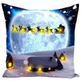 thumbnail image 1 of Funda de almohada corta de felpa para otoño e invierno, almohadas cuadradas decorativas, funda de almohada con estampado para el hogar, 1 ud., 1 of 5