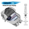 thumbnail image 3 of Mochila ZOMAKE ligera y Plegable 35 L resistente al agua gris plateado, 3 of 5