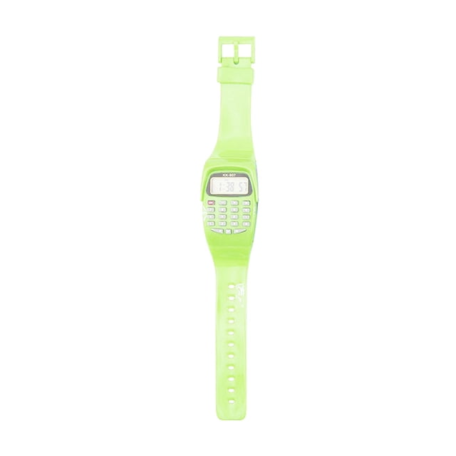 Montre Fonctionnelle pour Enfants Montre Calculatrice Montre de Mode Couleur
