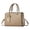 Khaki, variant on Crossbody Purses and Handbags for Women with Butterfly Pearl Charms Medium Heart Top Handle Satchels Shoulder Ladies Work Tote Bags