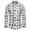 White, variant on PBNBP Mens Shirts Plaid Print Western Business Long Sleeve Dress Shirts Vintage Button Down Shirts Turn Down Collar Tops