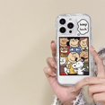 thumbnail image 5 of Funda de teléfono transparente con diseño de cachorro Snoopy y Charlie Brown para iPhone 16, 15, 14, 13, 12, 11 Pro Max, Xr y 16 Plus, bonita funda de dibujos animados, 5 of 5