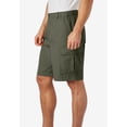 thumbnail image 2 of KingSize Men's Big & Tall Knockarounds 8" Full-Elastic Cargo Shorts, 2 of 5