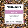 thumbnail image 6 of Tiesta Tea - Pomegranatopia, Eternity Loose Leaf White Tea, Low Caffeine, GMO-Free, Make Hot or Iced Tea & Brews Up to 25 Cups - 1.5 Ounce Resealable Pouch, 6 of 9