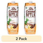 (2 pack) DELETE - Vita Coco Coconut Milk, Vanilla, 33.8oz