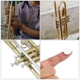 thumbnail image 2 of MasteelfCA 3pcs Small Shell Trumpet Finger Buttons Musical Instrument Supplies (White), 2 of 8