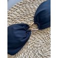thumbnail image 4 of Conjunto de Bikini con estampado de leopardo para mujer, traje de baño de dos piezas con estampado de leopardo negro, Micro Bikini brasileño con Tanga y lazo lateral, 2024, 4 of 5