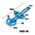 thumbnail image 4 of Herramienta de Ajuste de dureza Yashi para medición de equilibrio de choque de metal azul, 4 of 5