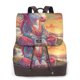 thumbnail image 1 of Disketp Meditating Cute Horse Mochila de Cuero para Mujer, Bolso de Espalda Antirrobo con Estilo para Viaje, Trabajo y Uso Diario, 1 of 4