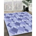 thumbnail image 3 of Ahgly Company Machine Washable Indoor Rectangle Transitional Periwinkle Purple Area Rugs, 2' x 3', 3 of 7