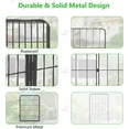 thumbnail image 3 of Jhsomdr Decorative Garden Fence 32" Height 24 Panels Heavy Duty Metal No Dig Animal Barrier Garden Wire Fencing for Yard, 3 of 8