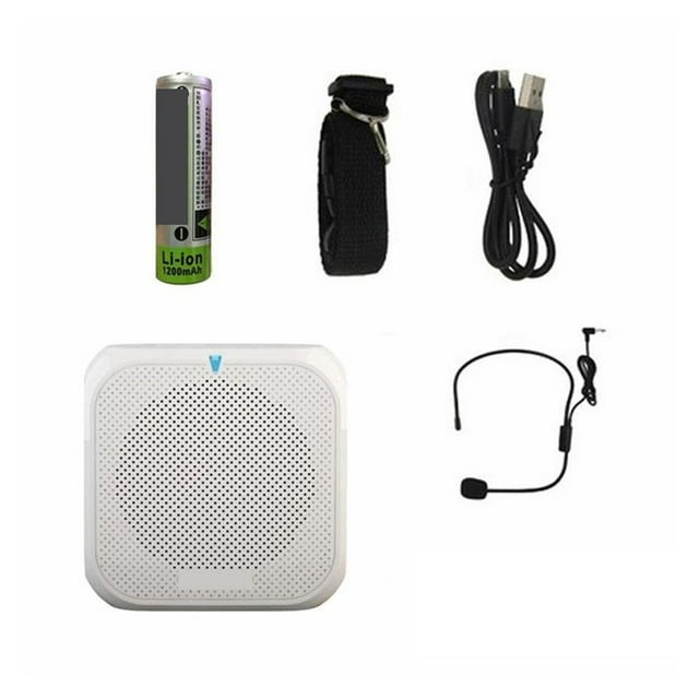 Amplificateur Audio Vocal Mégaphone pour Haut-Parleur Portable avec Microphone Filaire